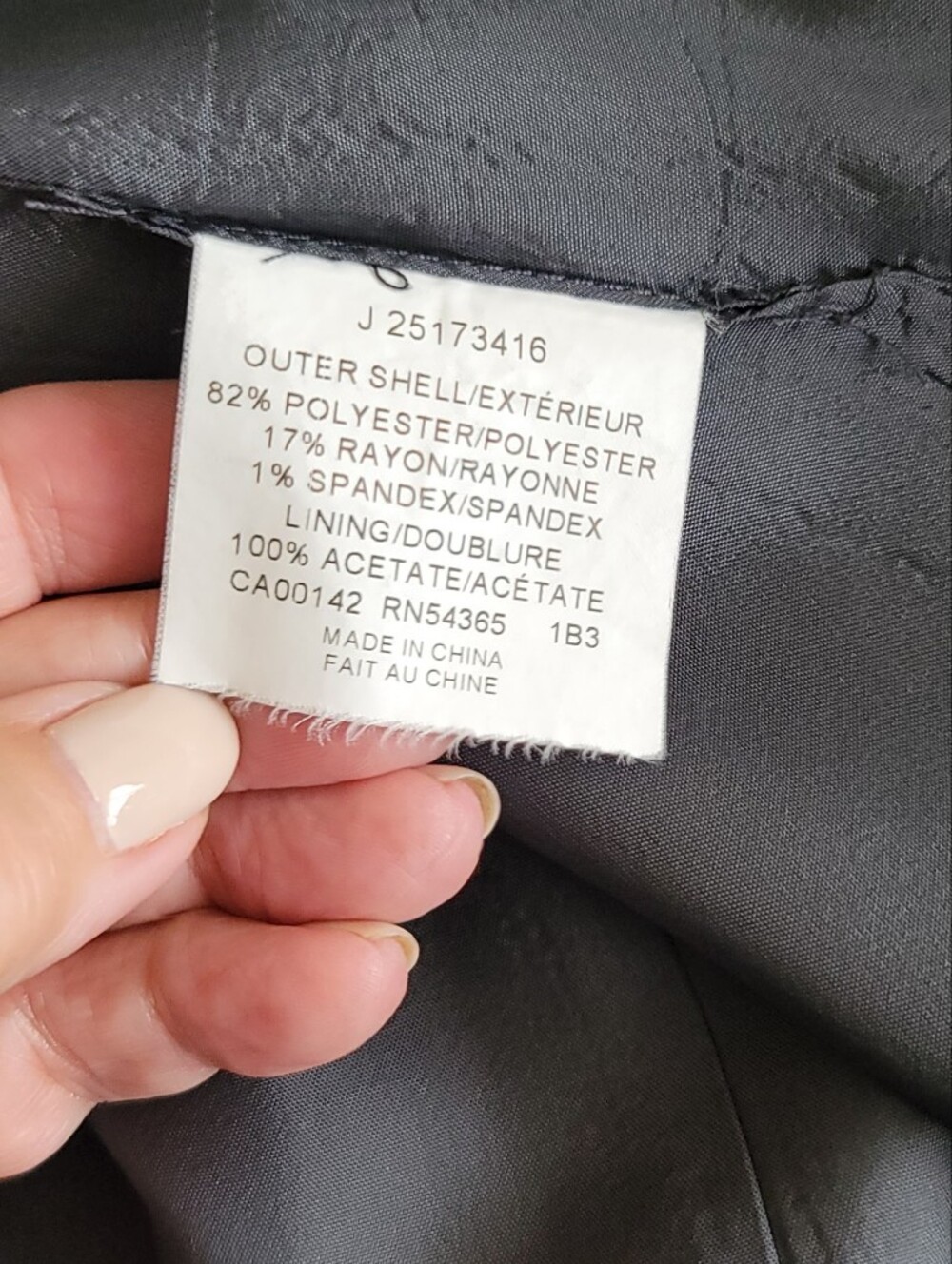 Nygard Charcoal Tweed Blazer Jacket 12 - Picture 7 of 11